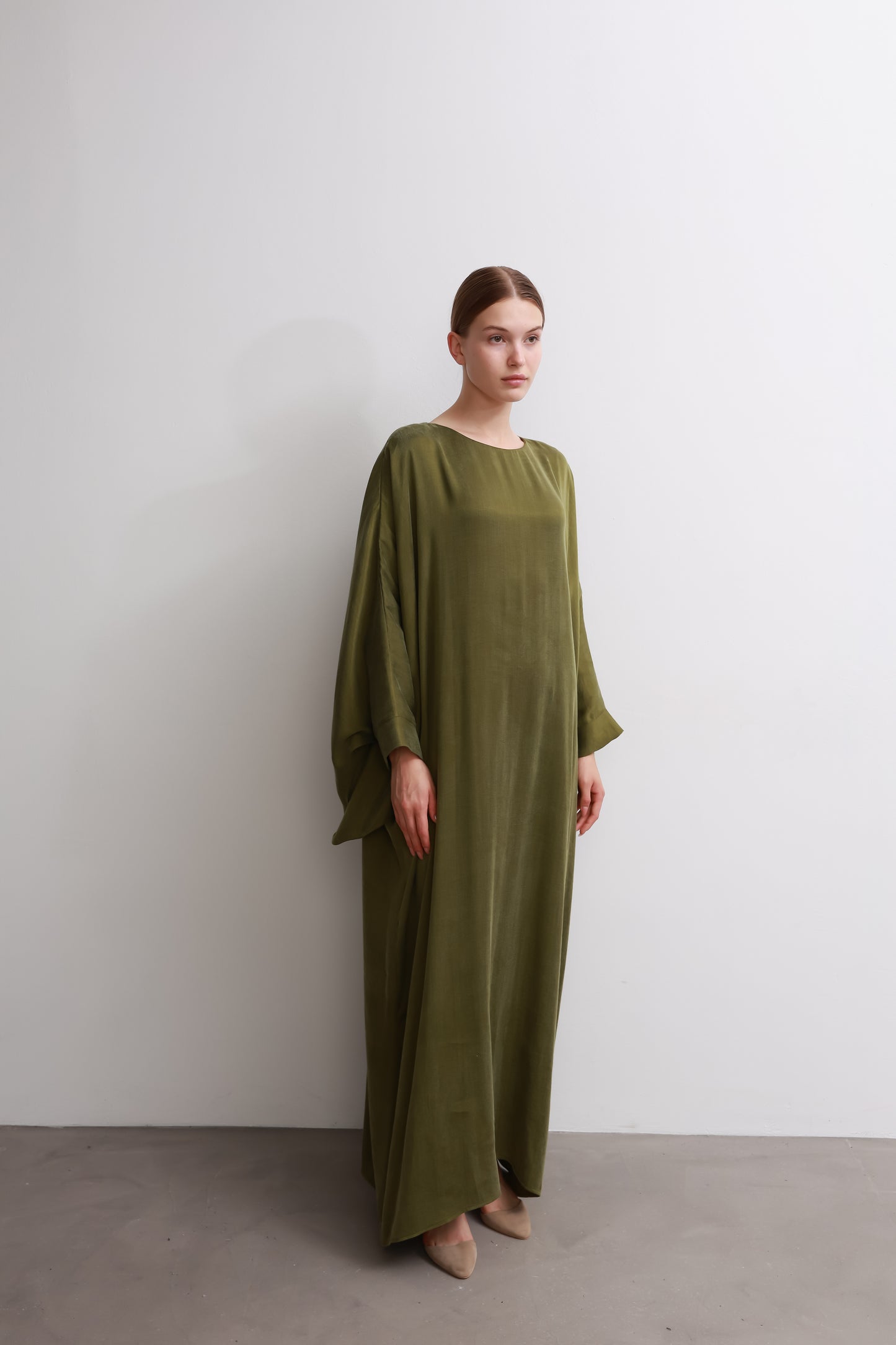 Green Kaftan Dress