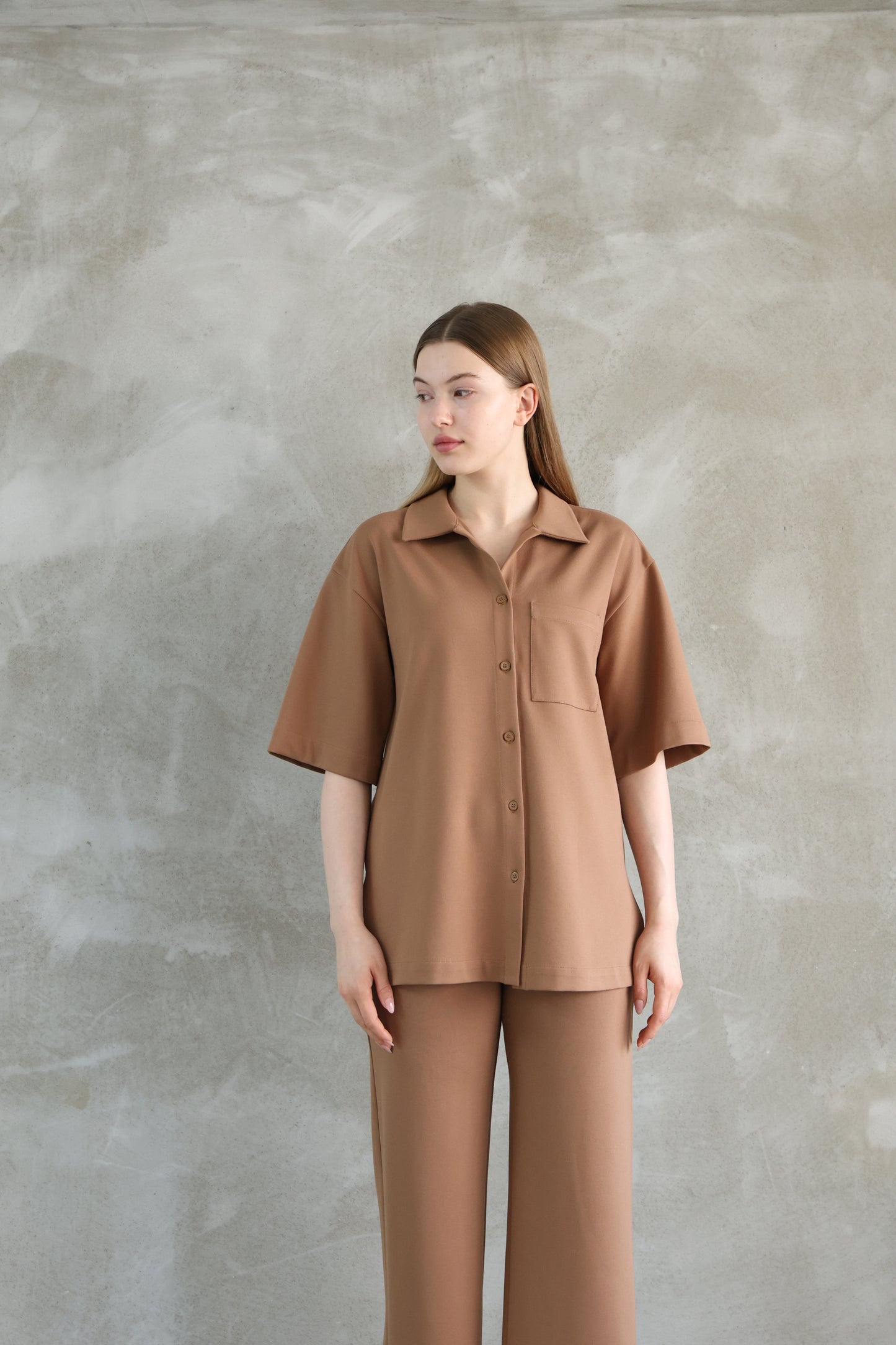 Brown Pocket Shirt