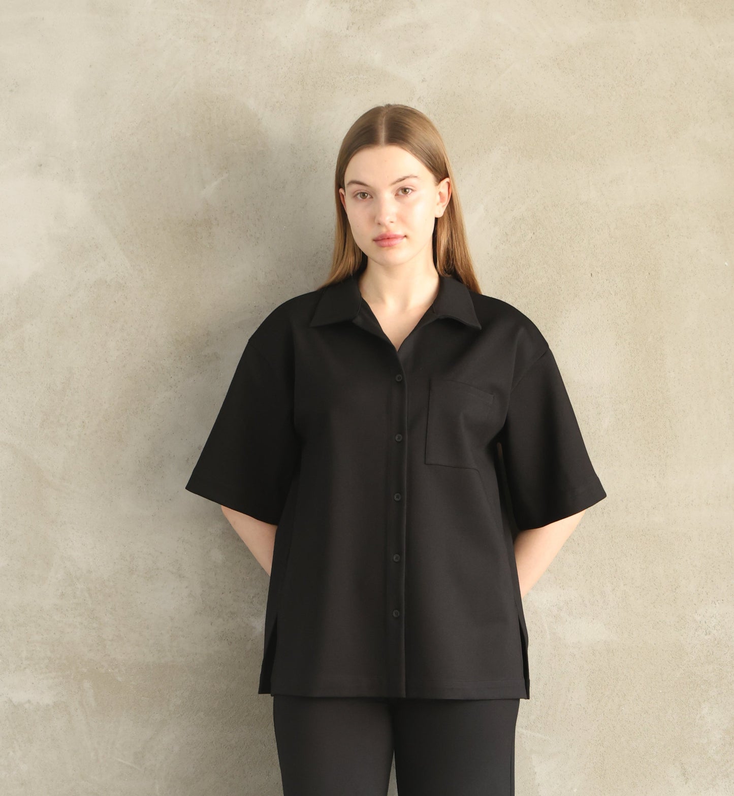 Black Pocket Shirt