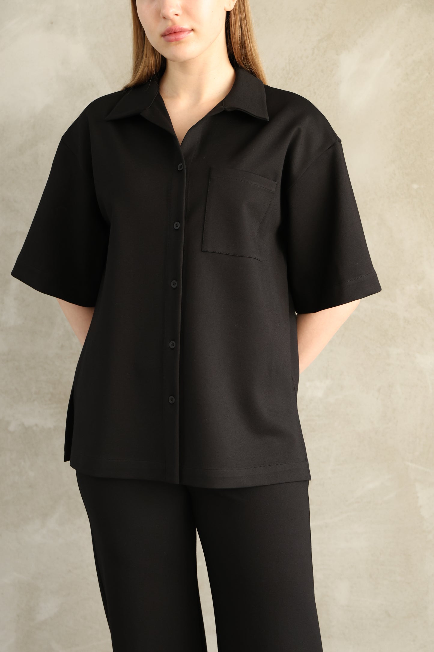 Black Pocket Shirt