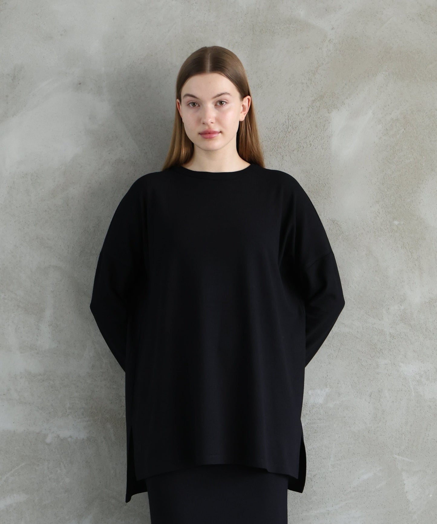 Black Knitwear Skırt