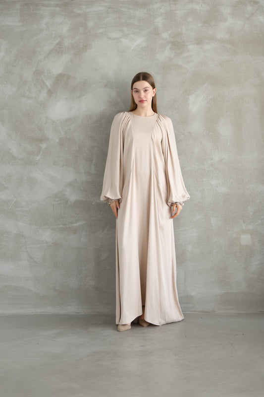 Beige Abaya